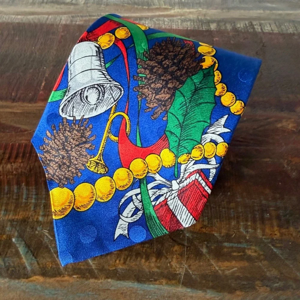 Keith‎ Daniels Ties In Disguise Men's Christmas Novelty Tie 100% Silk 57